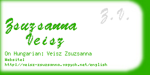 zsuzsanna veisz business card